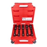 Schlagnuss-Set ½″ lang 10-teilig, Milwaukee