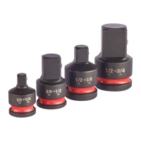 ½″ SHOCKWAVE″ Adapter Set (4-teilig), Milwaukee