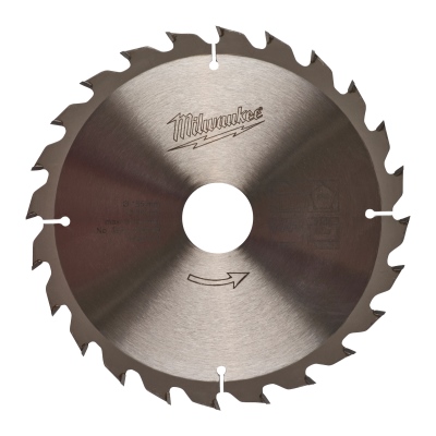 Kreissägeblatt Holz 165/30mm 24Z, Milwaukee_0