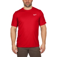 Funktions-T-Shirt rot mit UV-Schutz L, Milwaukee