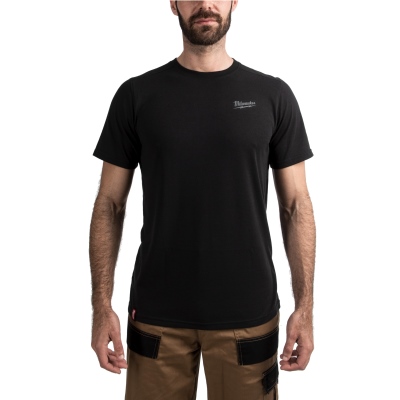Hybrid-T-Shirt schwarz M, Milwaukee_0