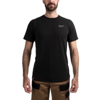 Hybrid-T-Shirt schwarz L, Milwaukee