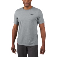 Hybrid-T-Shirt grau M, Milwaukee