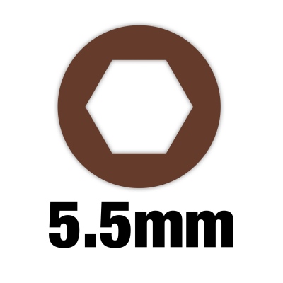 Steckschlüssel mit Durchgangsloch 5.5mm, Milwaukee_1