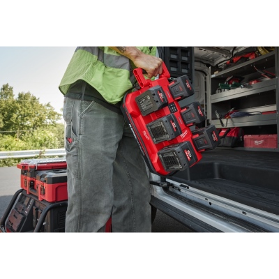 M18™ PACKOUT™ 6-fach Schnellladegerät M18MPC6_3