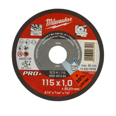 Disco da taglio per metallo, Milwaukee_1