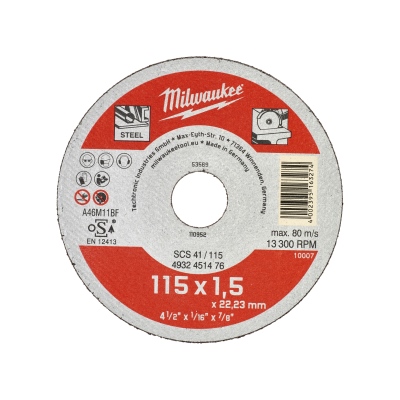 Disco da taglio per metallo, Milwaukee_1