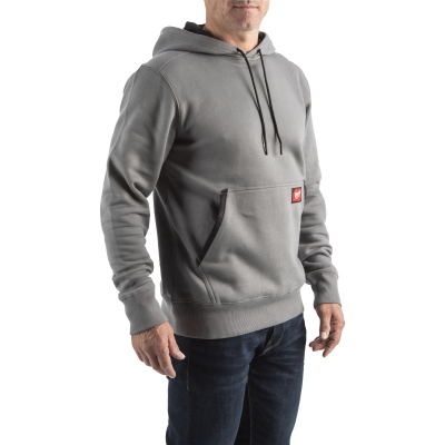 leichter Kapuzenpullover grau M, Milwaukee_2