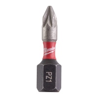 Bit PZ1 x 25mm SHOCKWAVE™ 25 Stk., Milwaukee