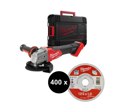 Dischi da taglio 400pz. + Smerigliatrice angolare_0