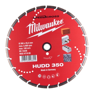 Disque à tronçonner diamanté HUDD 350, Milwaukee_2