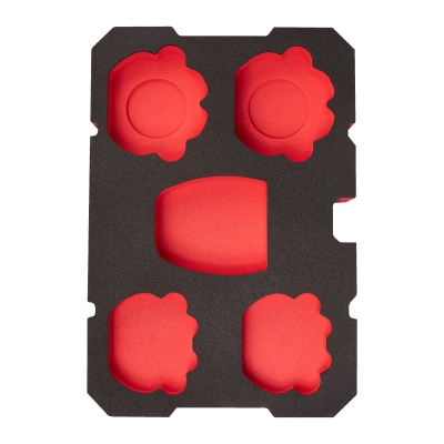 Inserto in schiuma PACKOUT vuoto 4x mascelle_0