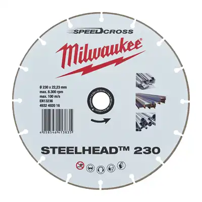 Mola da taglio diamantata, Milwaukee_1