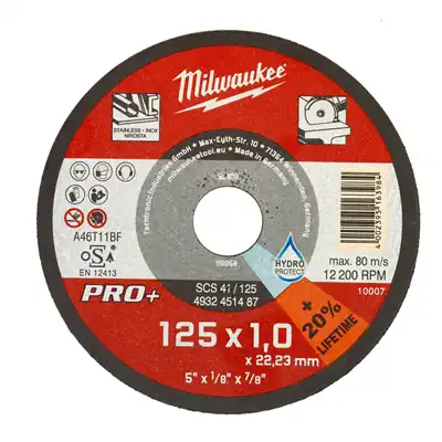 Disque à tronçonner Ø 125 x 1 x 22mm, Milwaukee_1