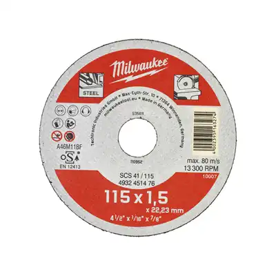 Disque à tronçonner, Milwaukee_1