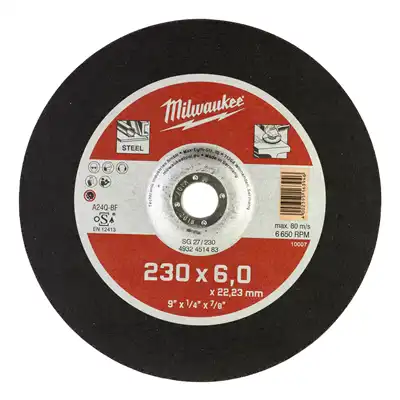 Disque à ébarber, Milwaukee_1