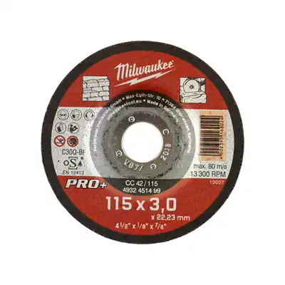 Disque à tronçonner les pierres, Milwaukee_1