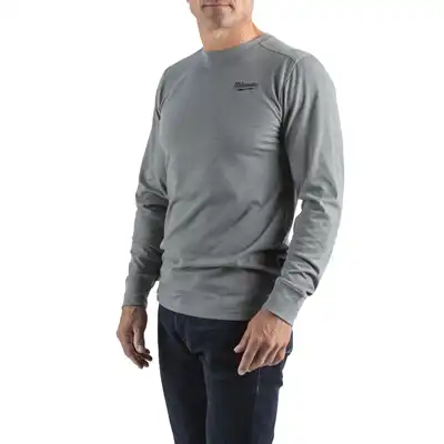 T-Shirt hybride, manches longues M, Milwaukee_2