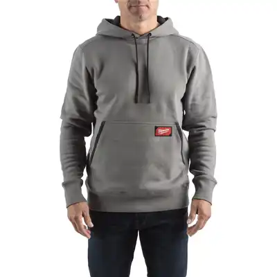 leichter Kapuzenpullover grau M, Milwaukee_1