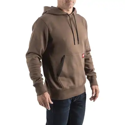 leichter Kapuzenpullover braun S, Milwaukee_2