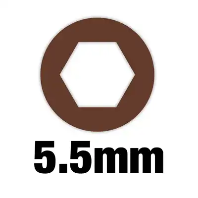 Steckschlüssel mit Durchgangsloch 5.5mm, Milwaukee_1