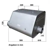 Marmitta per MAN F2000