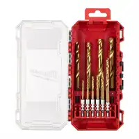 Foret à métaux SHOCKWAVE HSS-G RED HEX Titan 1/4" 