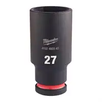 Douille 27mm ½" long SHOCKWAVE™, Milwaukee