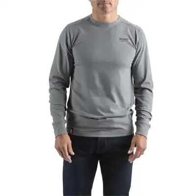 T-Shirt hybride, manches longues S, Milwaukee_0