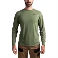 T-Shirt hybride, manches longues M, Milwaukee