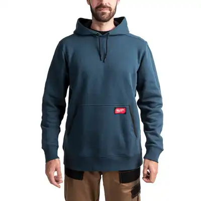 leichter Kapuzenpullover blau M, Milwaukee_0