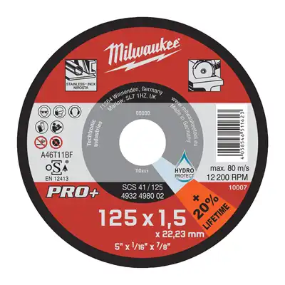 Disque à tronçonner pour métaux, Milwaukee_0