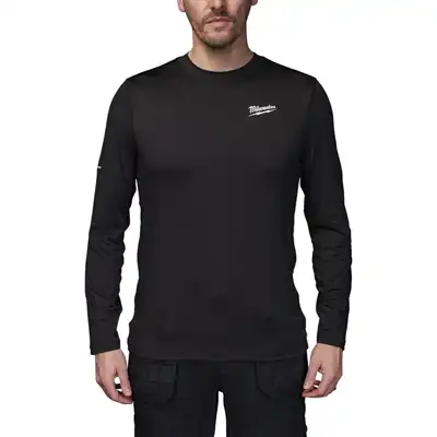 Unterzieh-Langarm-Shirt schwarz Gr. XL, Milwaukee_0