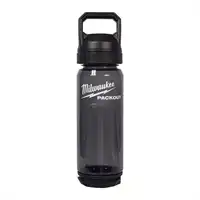 PACKOUT Kunststoff-Trinkflasche 740 ml, schwarz