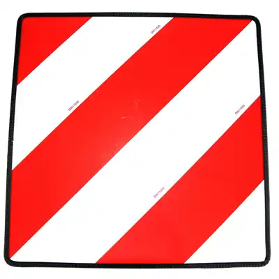 Panneau indicat rouge/blanc_0