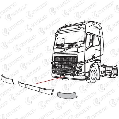 Stosstangenecke links Volvo FH 4_1