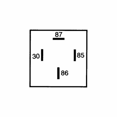 Relais ouvert 24V 20A avec support HELLA  _2