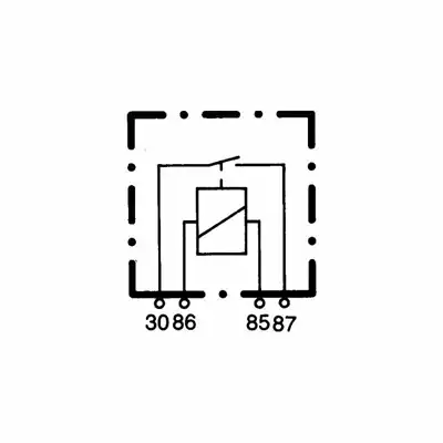 Relais ouvert 24V 20A avec support HELLA  _1