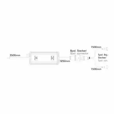 Boîtier de contrôle LED PRO-LCG 12 Volt, 5-pôles_1