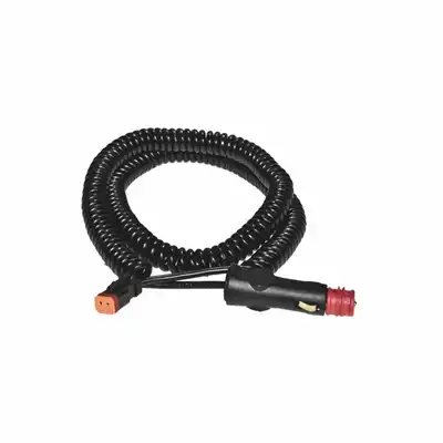 Câble spirale avec connecteur à 2 pôles 7,5m_0