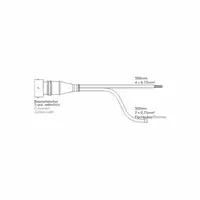 Adaptateur 0,5m avec Connecteur 5 pôles