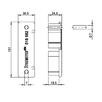 Coperchio finale laterale per paraurto 518 604 000_3