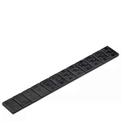 Stahl-Klebegewichtsrolle schwarz 1000x5g, Hofmann_1