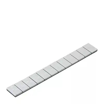 Rouleau de poids adhésif en acier 1000x5g, Hofmann_1