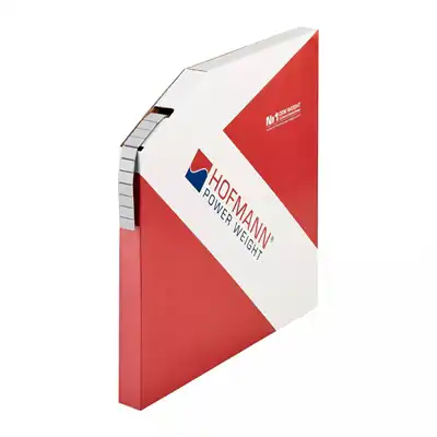 Rouleau de poids adhésif en acier 1000x5g, Hofmann_0