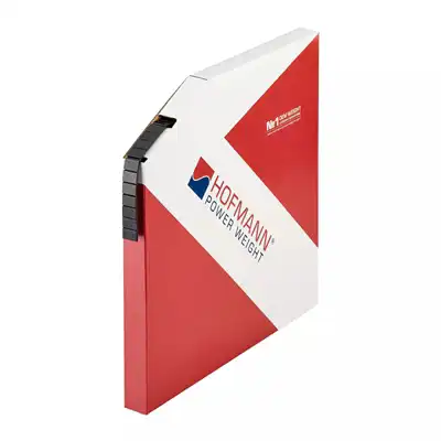 Rouleau de poids adhésif en acier 1000x5g, Hofmann_0