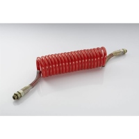 Tubo spirale aria rosso, raccordo M16x1.5