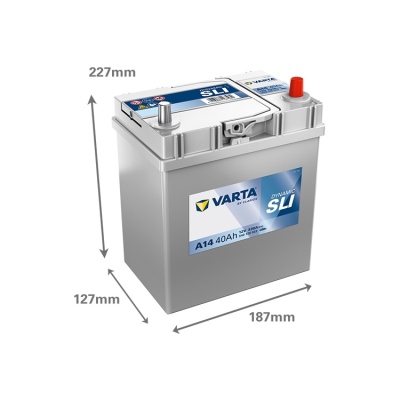 Batterie 12V 40Ah 330A, VARTA DYNAMIC SLI_1