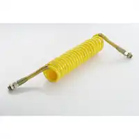 Tuyau à spirale jaune Ø55mm raccord M16x1.5