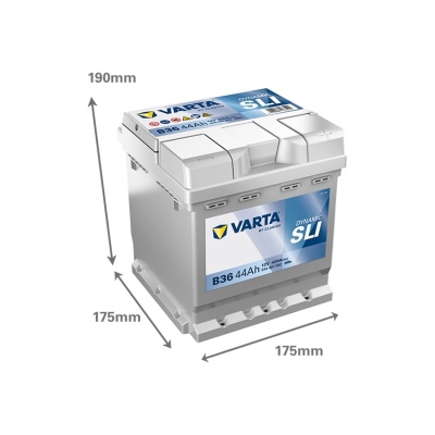 Batterie 12V 44Ah 420A, VARTA DYNAMIC SLI_1